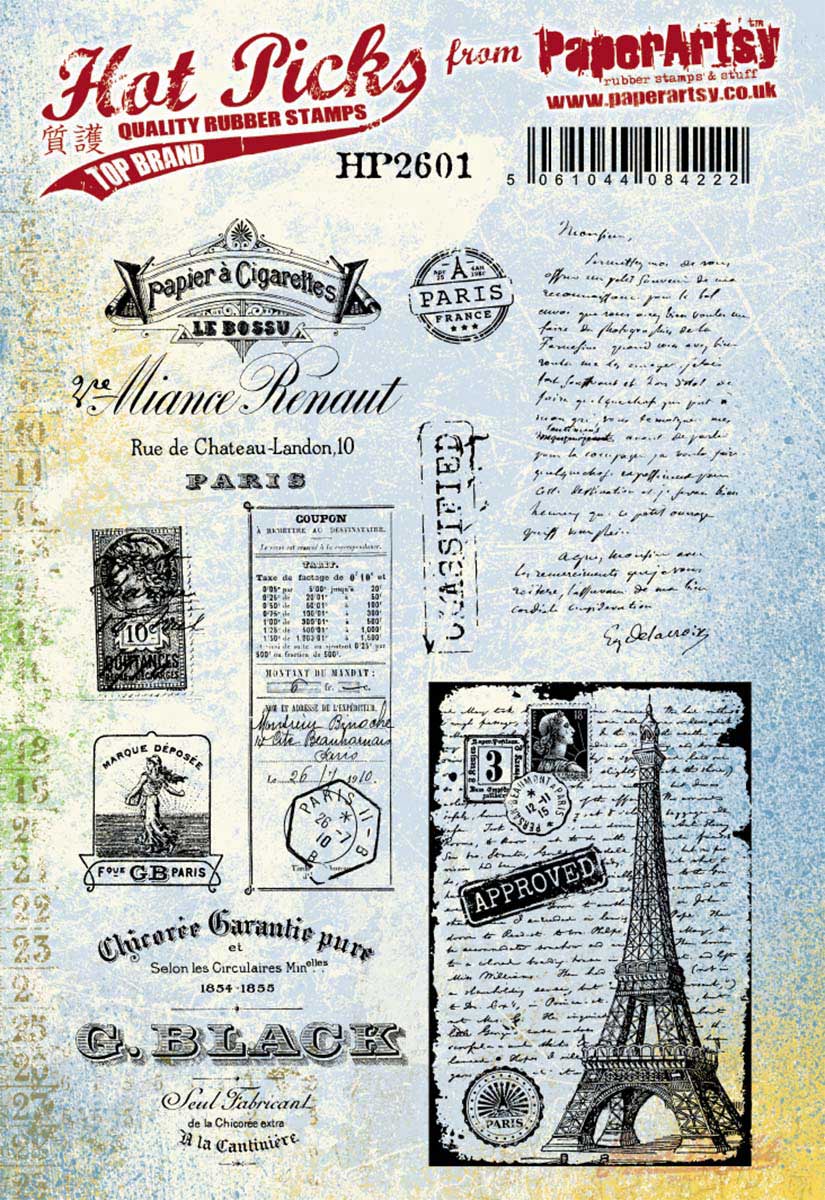 PaperArtsy Hot Picks Stamp Set - HP2601