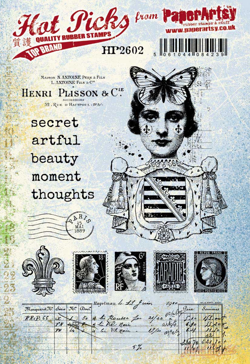 PaperArtsy Hot Picks Stamp Set - HP2602