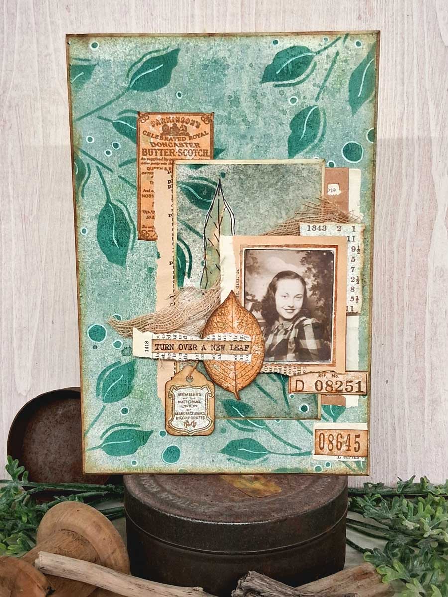 PaperArtsy / Mags Woodcock Stencil - PS536 - Image 3