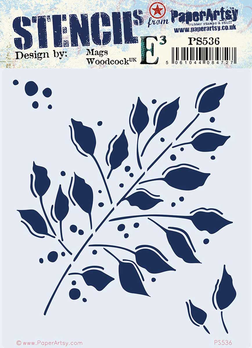 PaperArtsy / Mags Woodcock Stencil - PS536