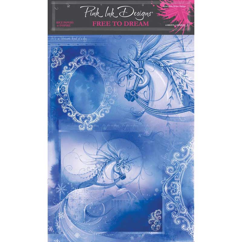 Pink Ink Designs A4 Rice Paper Pack - Free To Dream [PIRIC03]