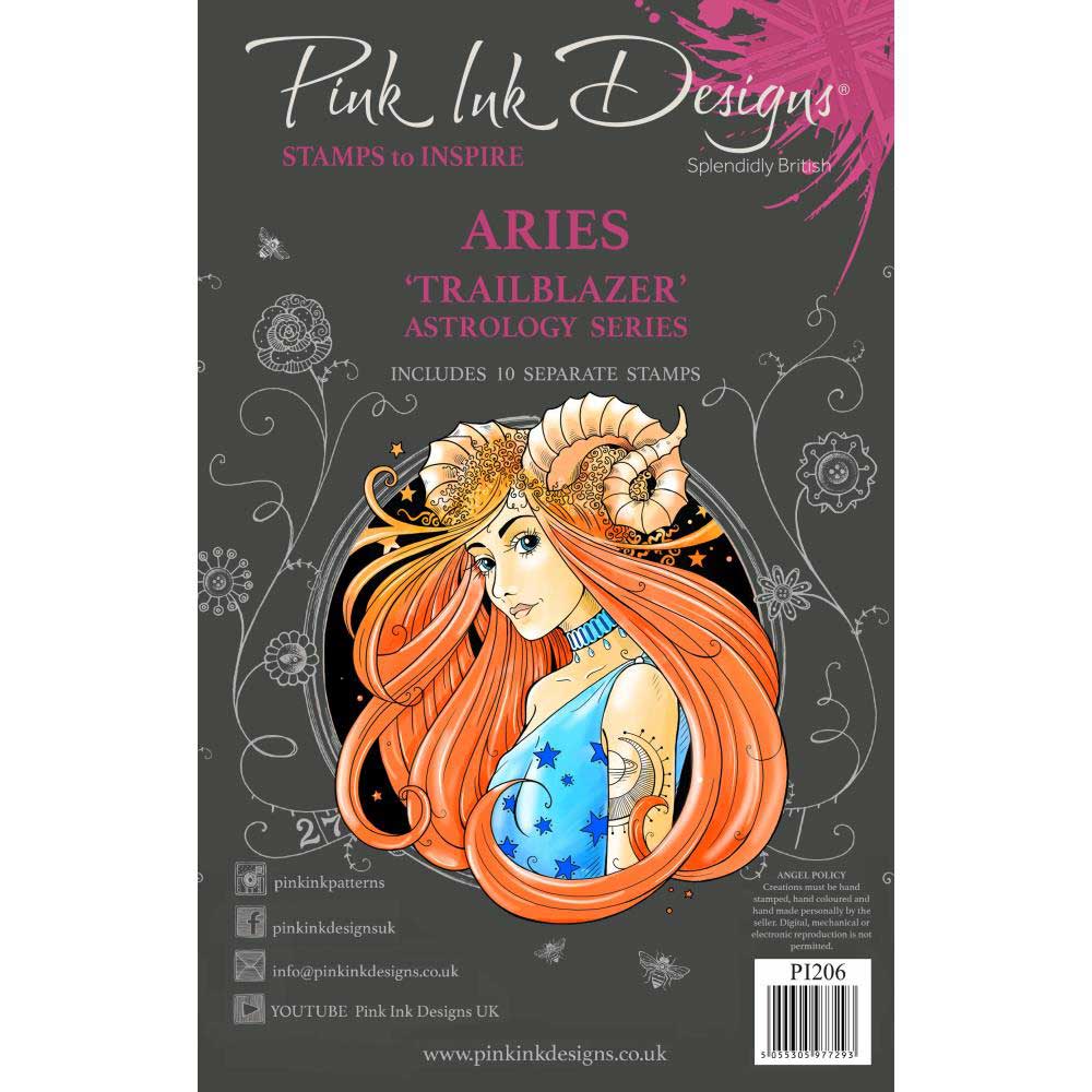 Pink Ink Designs Clear Stamp Set - Aries - Trailblazer [PI206]