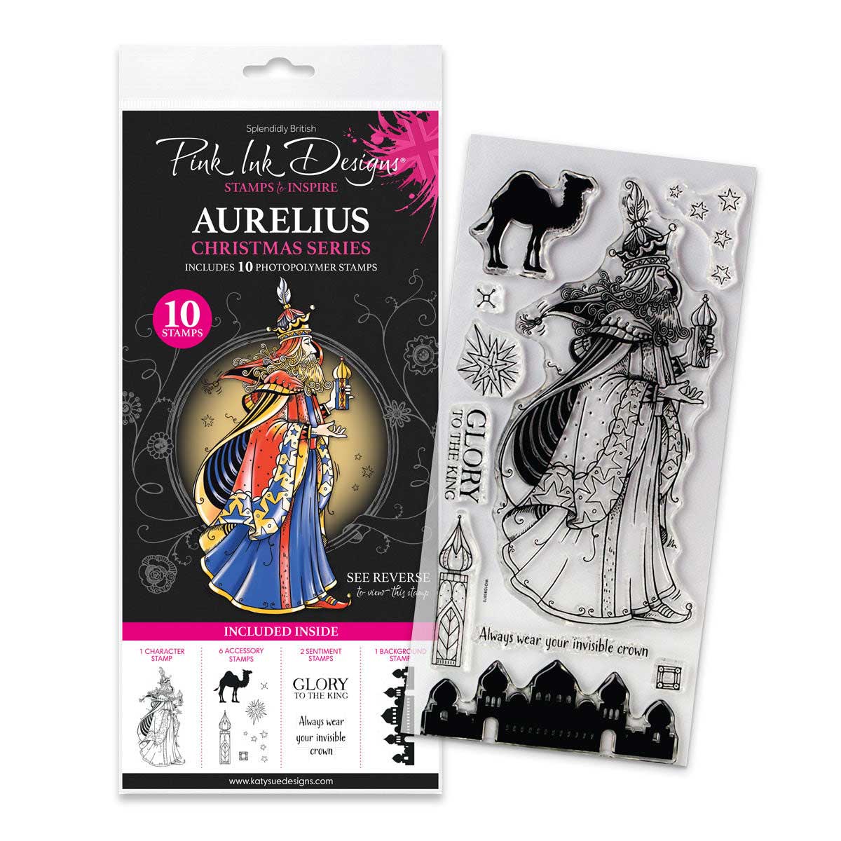 Pink Ink Designs Clear Stamp Set - Aurelias [07-0004-PI]