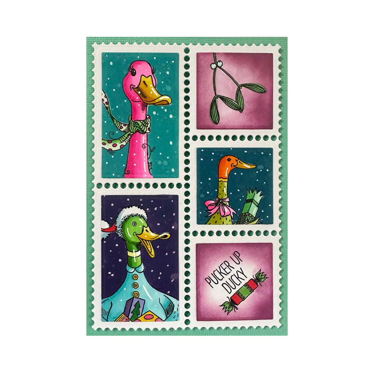 Pink Ink Designs Clear Stamp Set - Duck The Halls [07-0007-PI] - Image 3