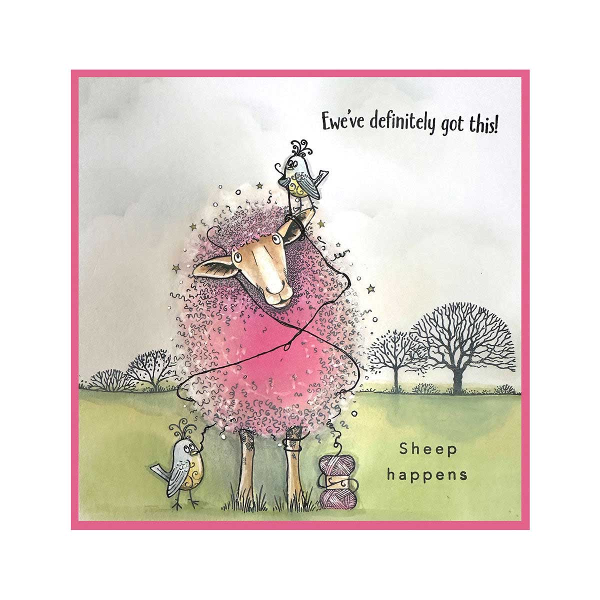 Pink Ink Designs Clear Stamp Set - Ewe-Phoria [07-0015-PI] - Image 3