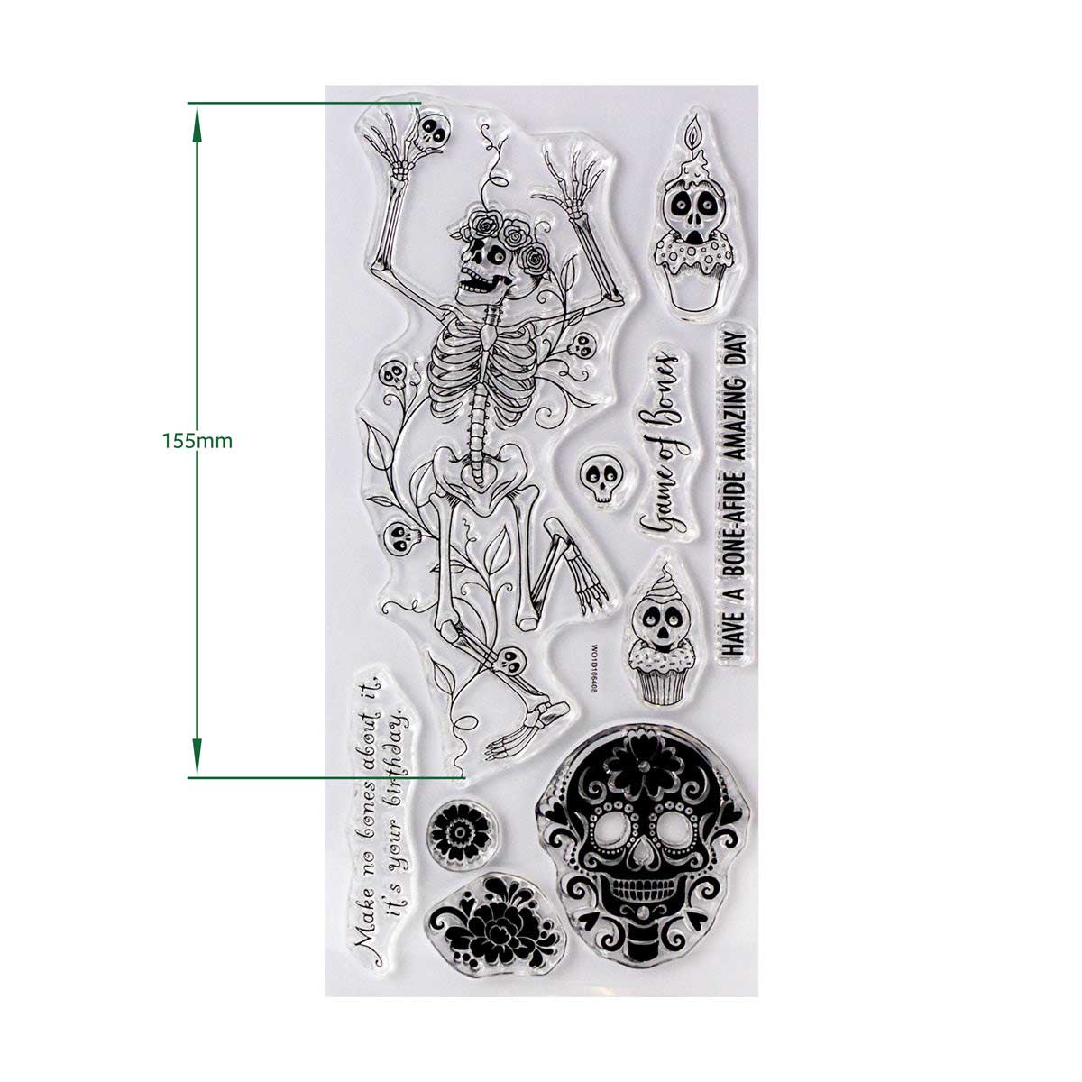 Pink Ink Designs Clear Stamp Set - Game Of Bones [07-0024-PI]