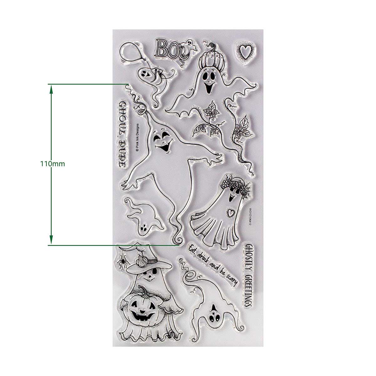 Pink Ink Designs Clear Stamp Set - Ghoul Dude [07-0026-PI] - Image 2
