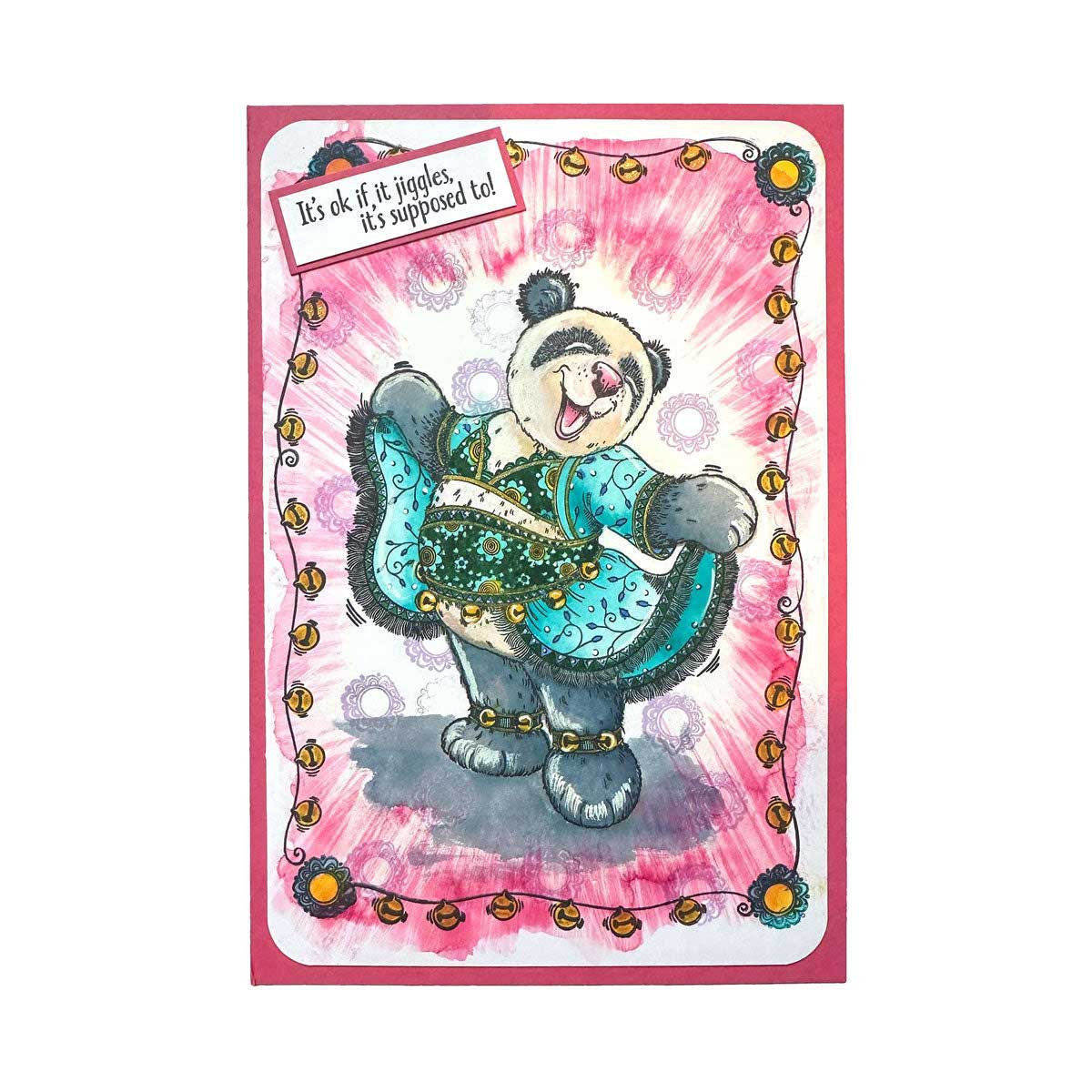 Pink Ink Designs Clear Stamp Set - Miranda Panda [07-0009-PI] - Image 3
