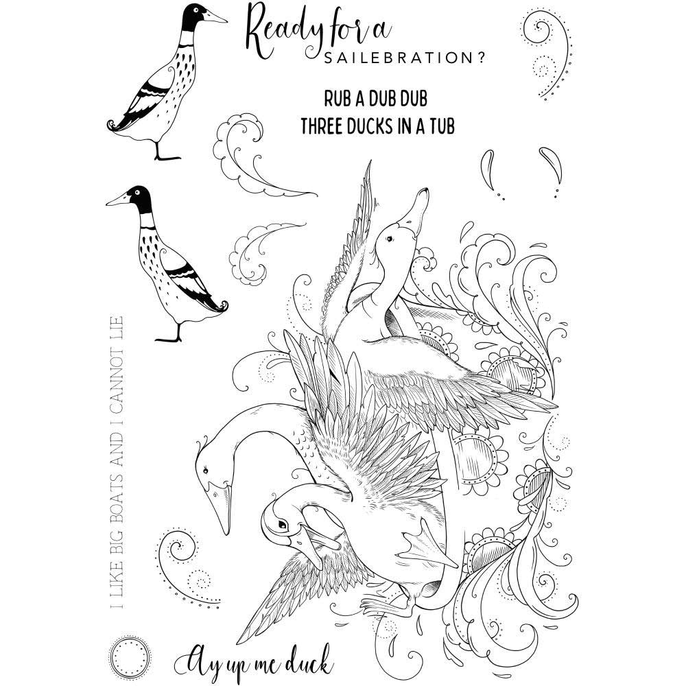 Pink Ink Designs Clear Stamp Set - Rub A Dub Dub [PI201] - Image 2