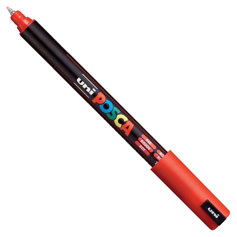 Uni Posca Marker Red PC – 1MR