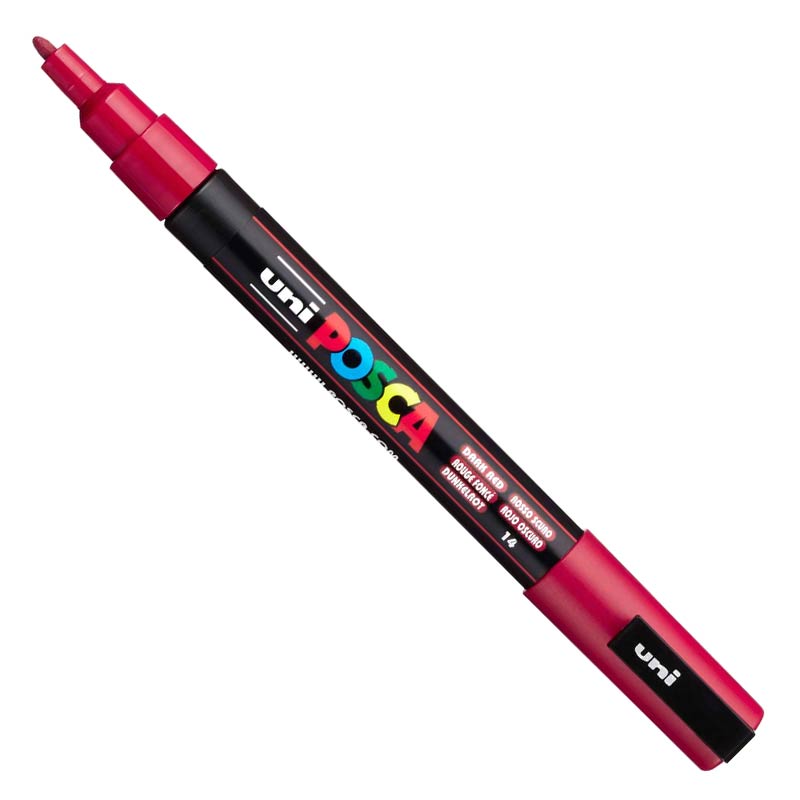Posca Paint Marker Fine PC-3M Dark Red