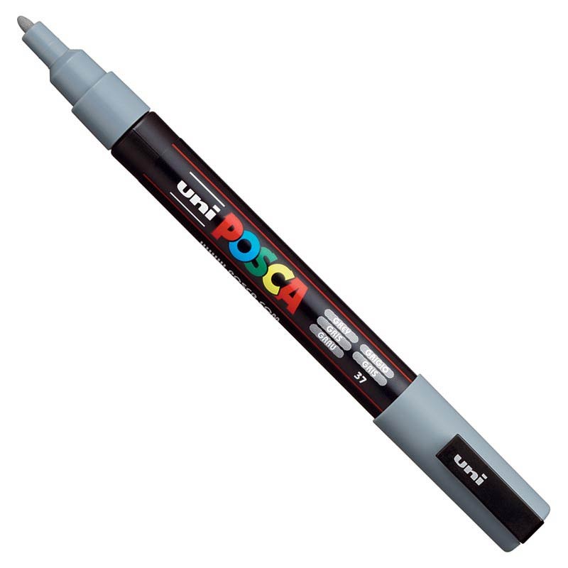 Posca PC-3M Fine Grey Paint Marker