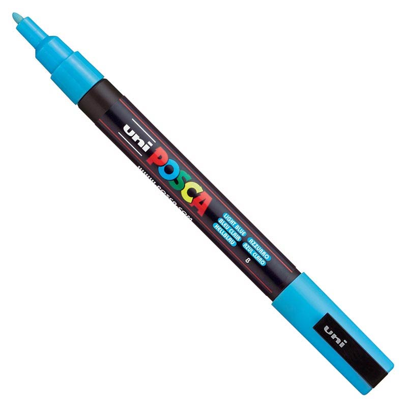 Posca PC-3M Fine Light Blue Paint Marker