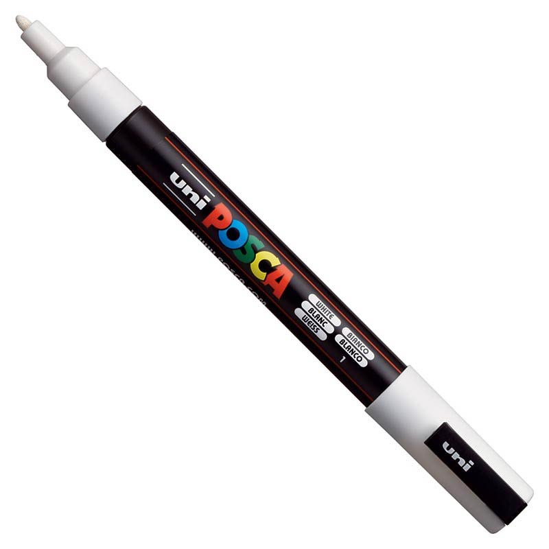 Posca PC-3M Fine White Paint Marker
