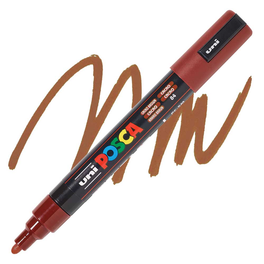 Posca Paint Marker, PC-5M Medium Bullet, Cacao Brown