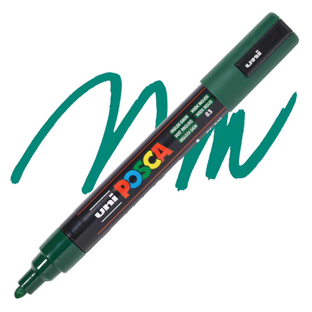 Posca Paint Marker, PC-5M Medium Bullet, English Green