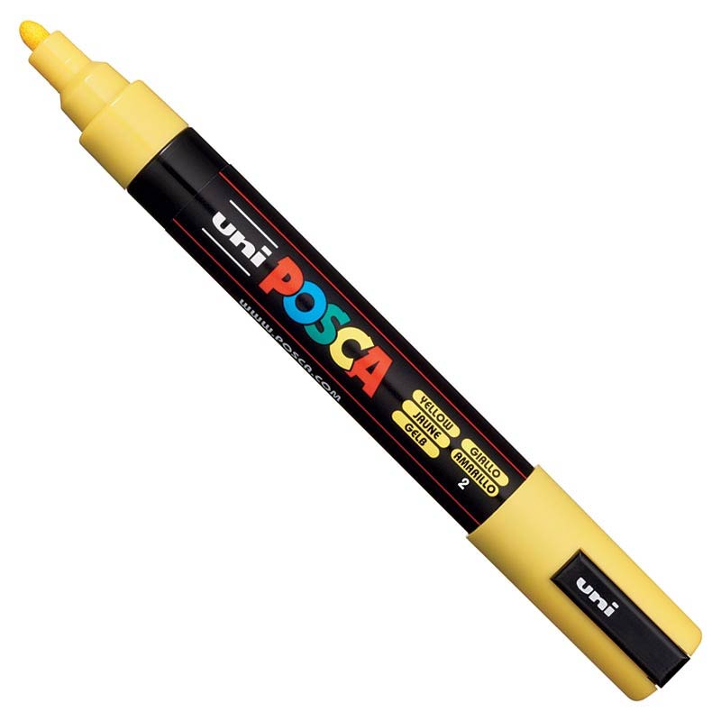 Posca PC-5M Medium Yellow Paint Marker