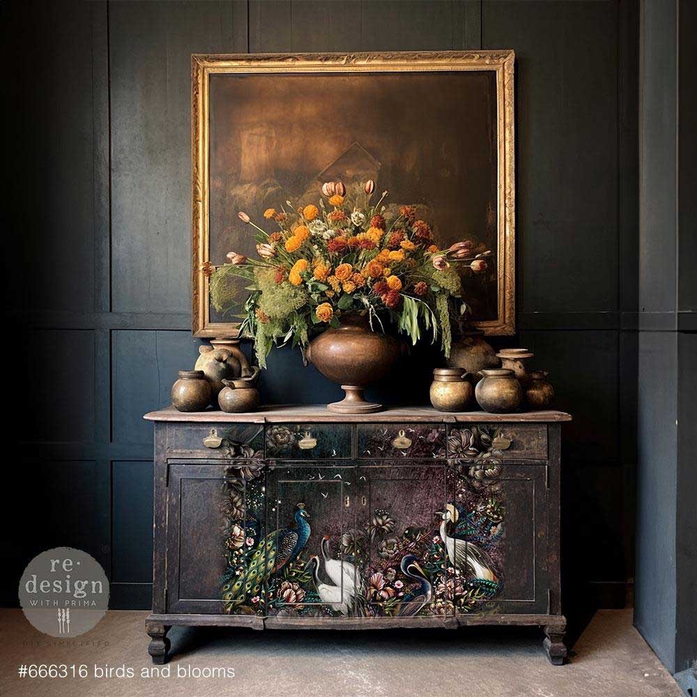 Prima Re-Design Découpage Fiber - Birds And Blooms [666316] - Image 2