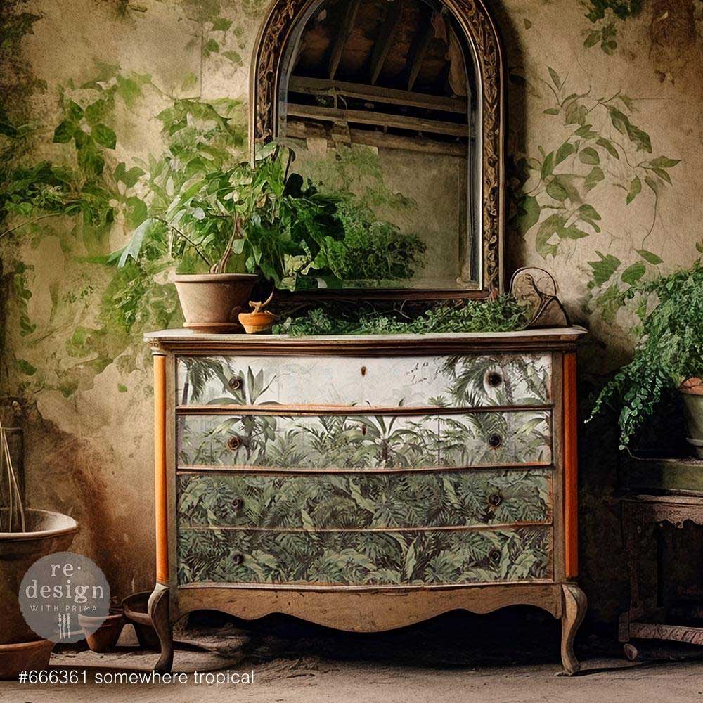 Prima Re-Design Découpage Fiber - Somewhere Tropical [666361] - Image 2