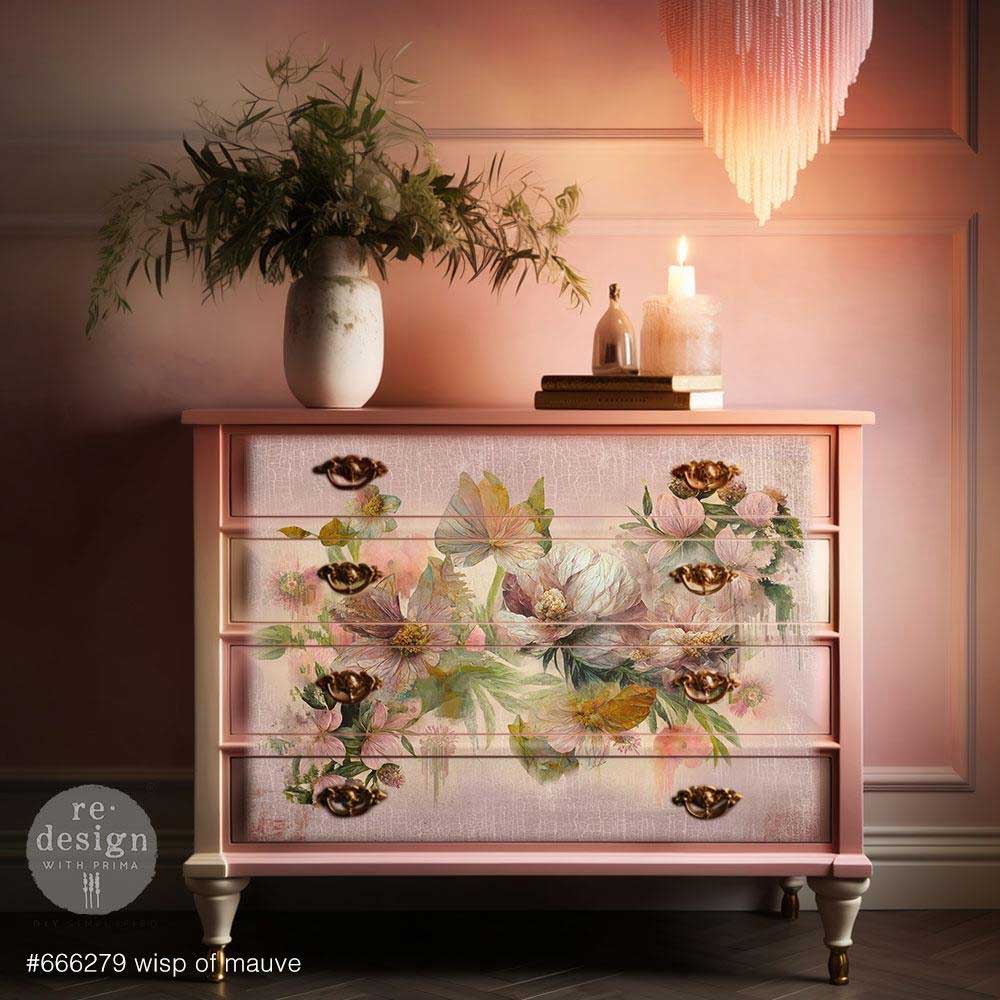 Prima Re-Design Découpage Fiber - Wisp Of Mauve [666279] - Image 2