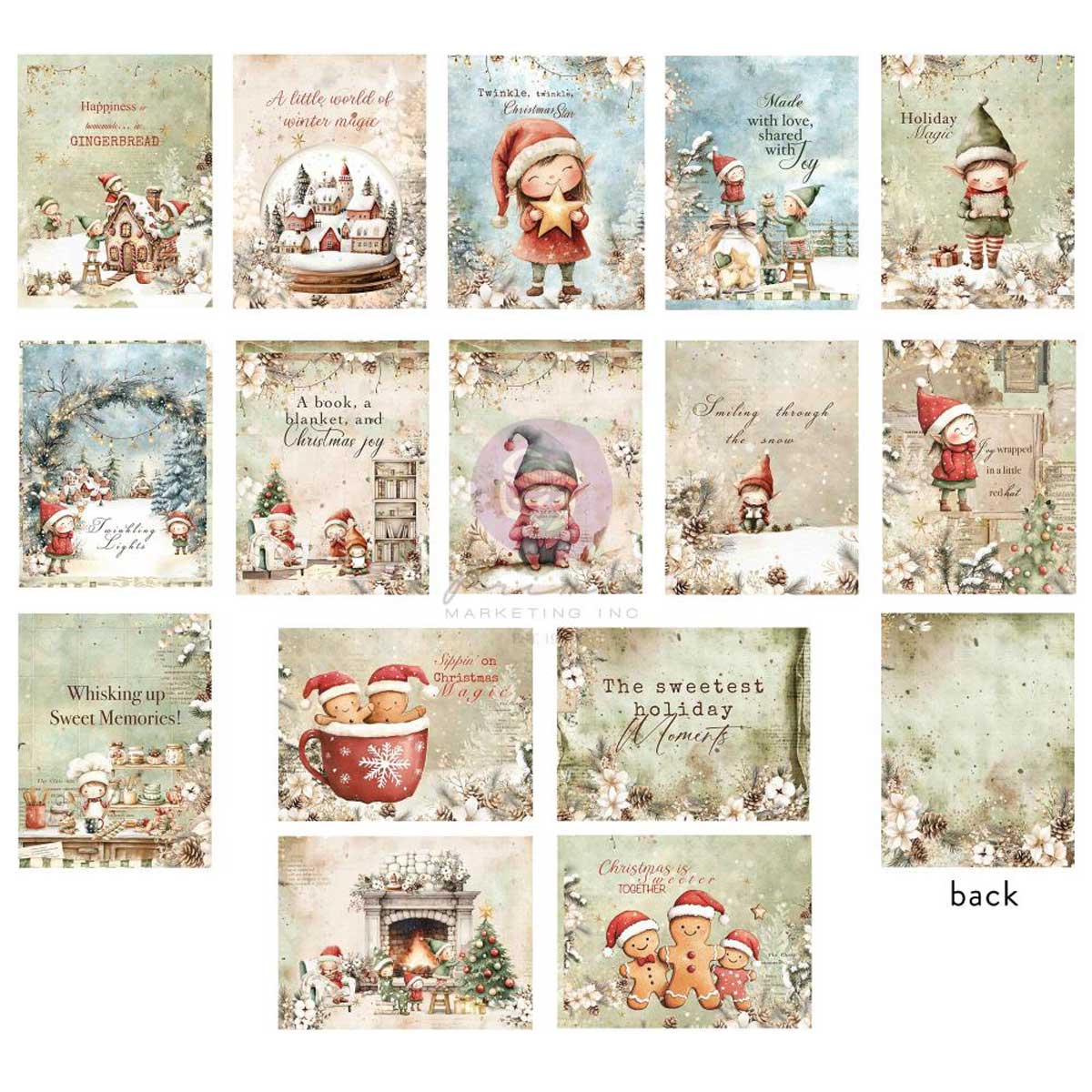Prima Twinkle Treats Collection - 3" x 4" Journaling Notecards [680190] - Image 2