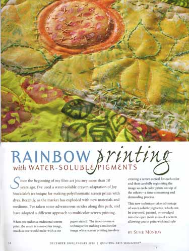 Quilting Arts Magazine - Dec 09/Jan 10, Issue 42 - Image 2