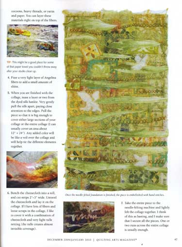 Quilting Arts Magazine - Dec 09/Jan 10, Issue 42 - Image 3
