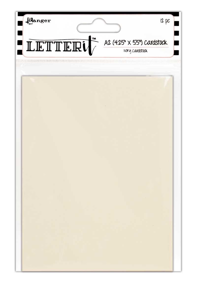 Ranger Letter It Cardstock - Ivory [LES59349] - Joggles.com