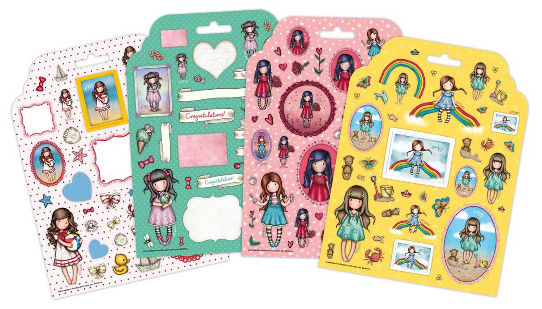 Santoro London Gorjuss Sticker Sheets [GOR-ES-STIC20] - Image 2