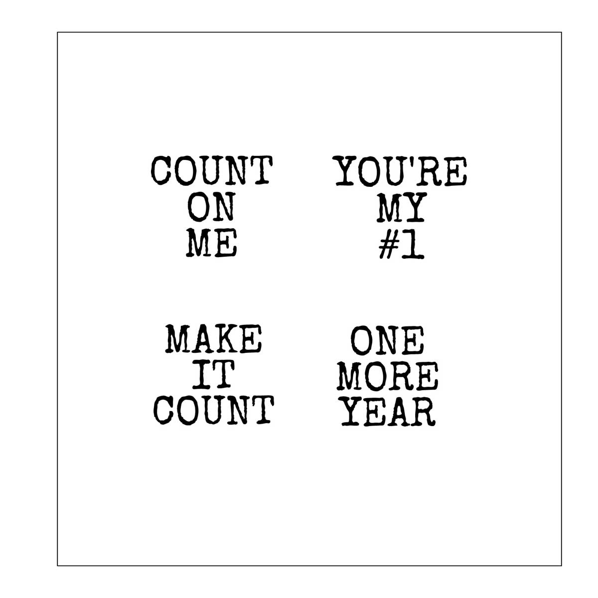 Seth Apter / Sizzix Thinlits Die & Stamp Set - Recount [667214] - Image 3