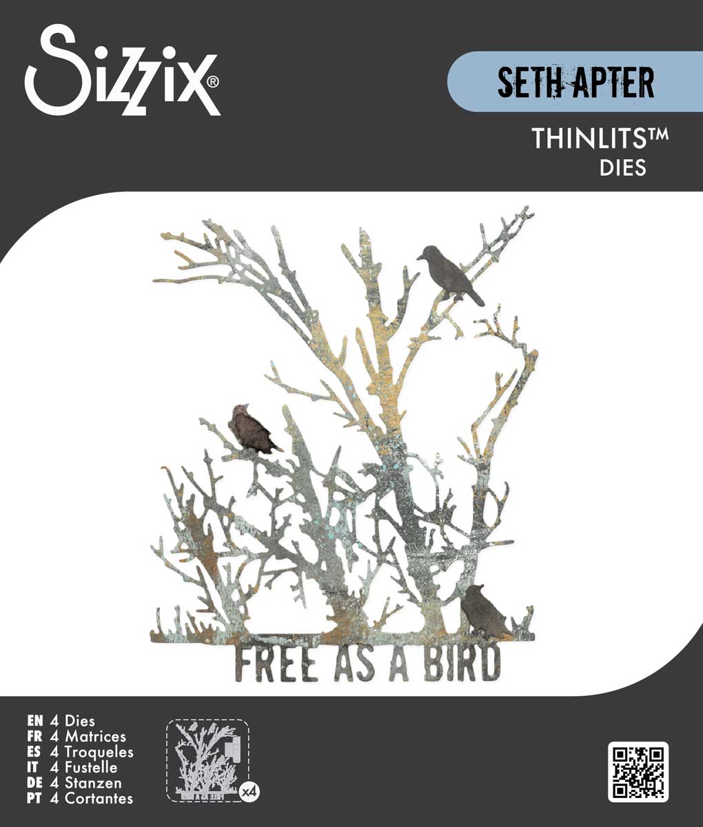 Seth Apter / Sizzix Thinlits - Free Bird [667213]