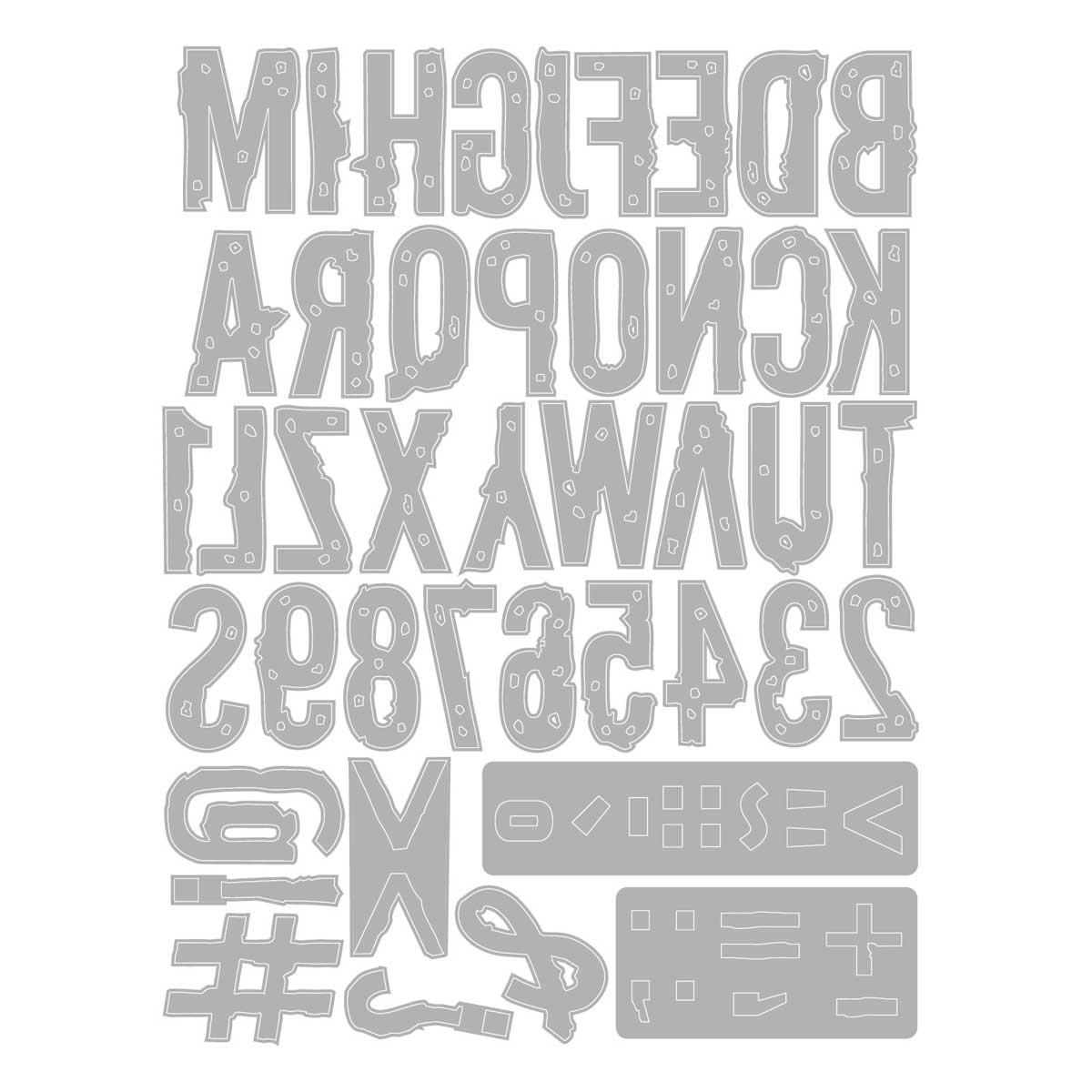 Seth Apter / Sizzix Thinlits - Typography [667050] - Image 2