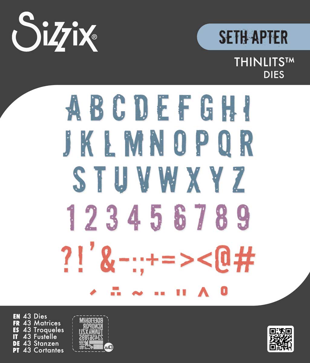 Seth Apter / Sizzix Thinlits - Typography [667050]