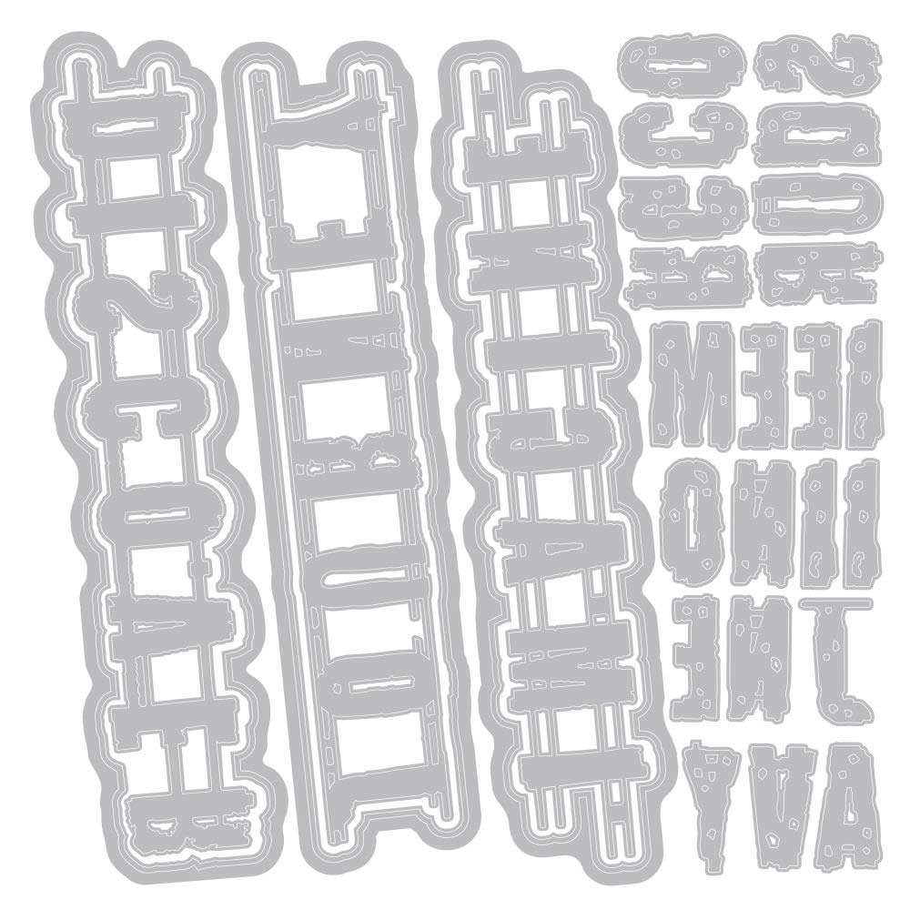 Seth Apter / Sizzix Thinlits - Word Wafers #1 [666905] - Image 2