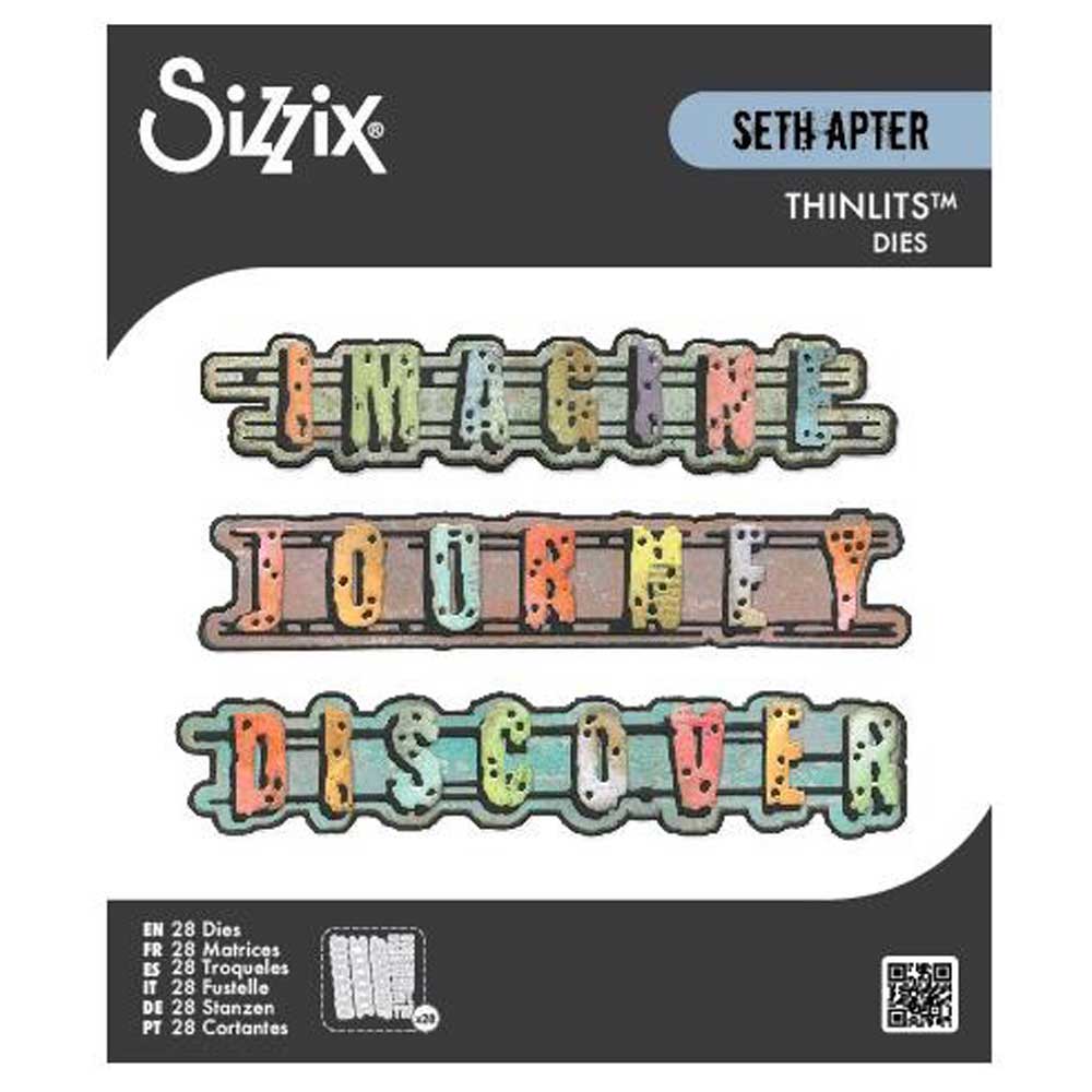 Seth Apter / Sizzix Thinlits - Word Wafers #1 [666905]