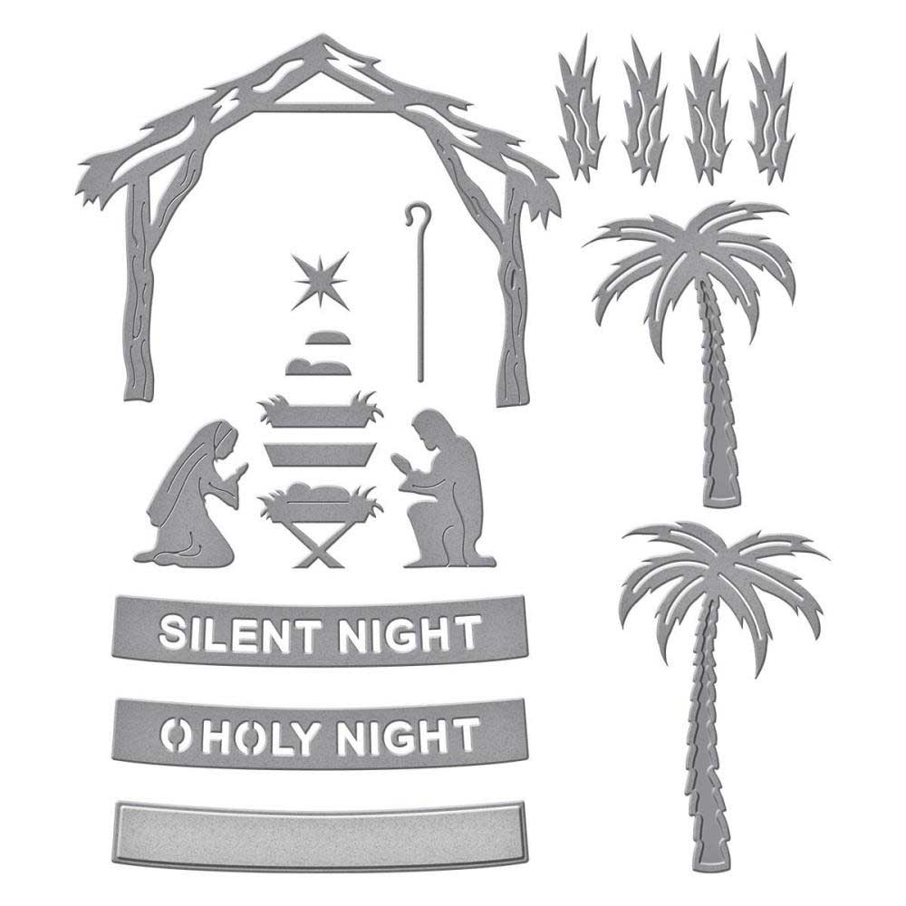 Simon Hurley / Spellbinders Cutting Dies - Nativity Scene [S4-1323] - Image 2