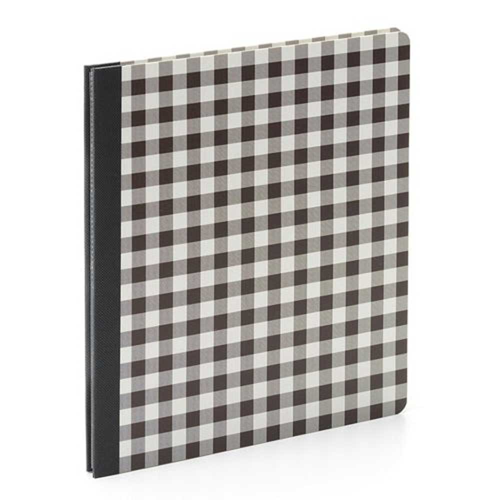 Simple Stories 6" x 8" SN@P! Flipbook - Black Buffalo Check [15834]