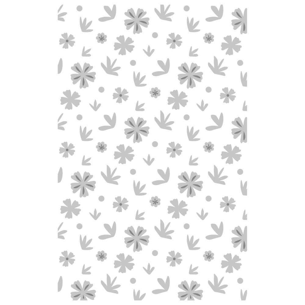 Sizzix 3D Textured Impressions By Olivia Rose - Scattered Florals [666263] - Image 2