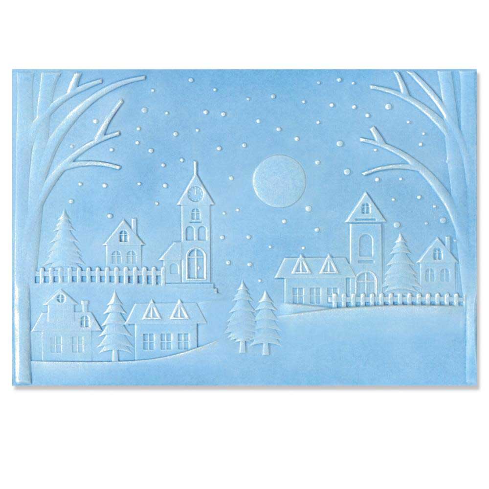 Sizzix 3D Textured Impressions - Winter Village [666308] - Image 2