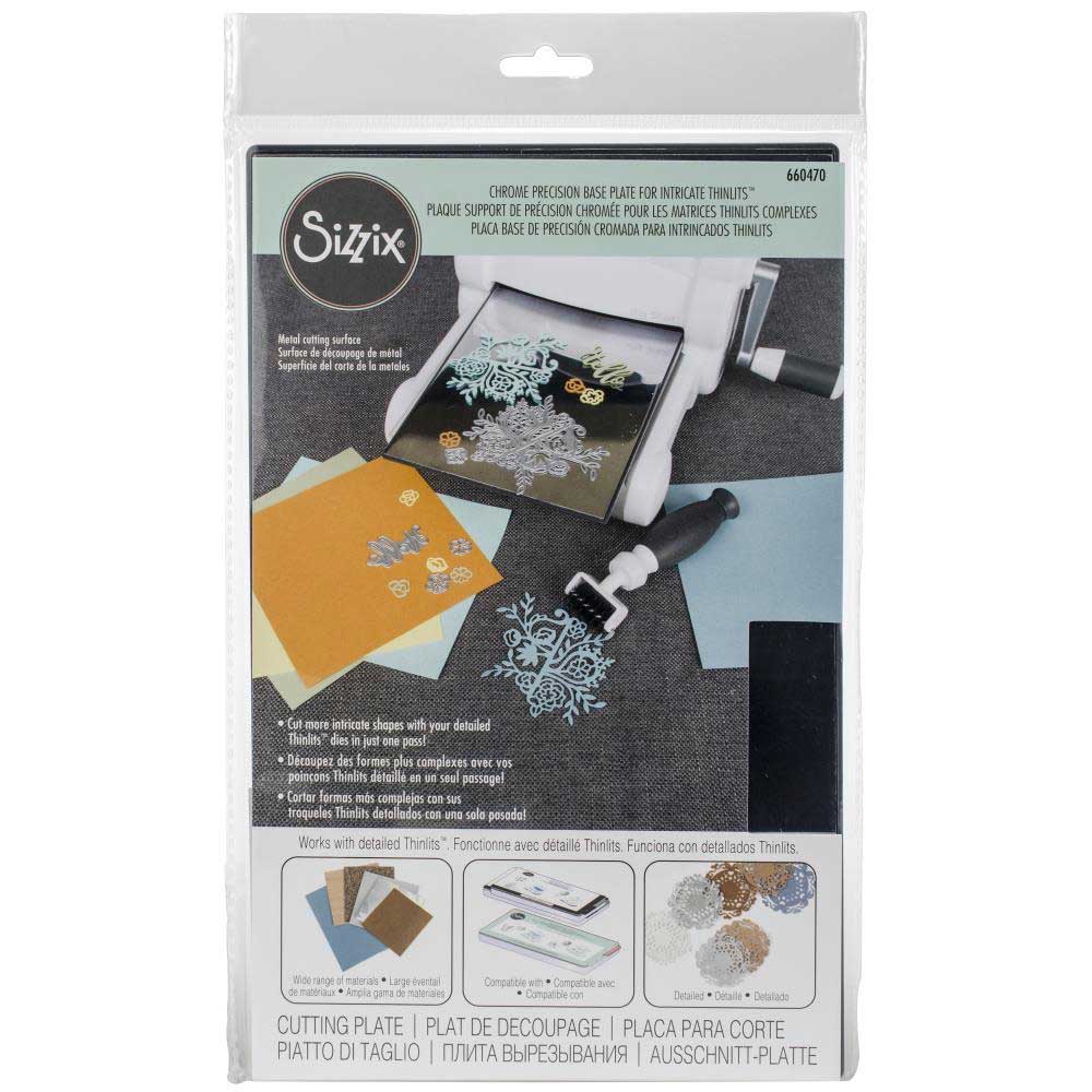 Sizzix Chrome Precision Base Plate For Intricate Thinlits [660470]
