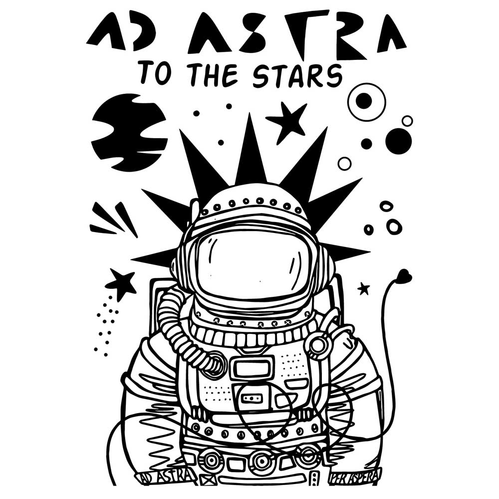 Sizzix Studio - Layered Stencil & Stamp Set - Ad Astra [666753] - Image 2