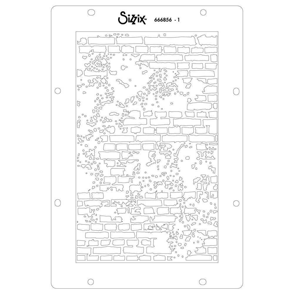 Sizzix Studio - Layered Stencil & Stamp Set - City Life [666856] - Image 3