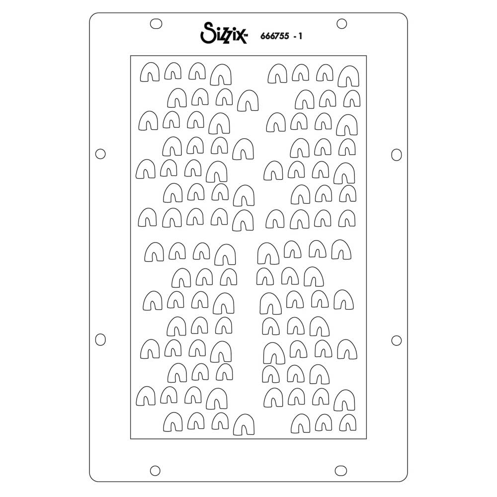 Sizzix Studio - Layered Stencil & Stamp Set - Feed Your Soul [666755] - Image 3