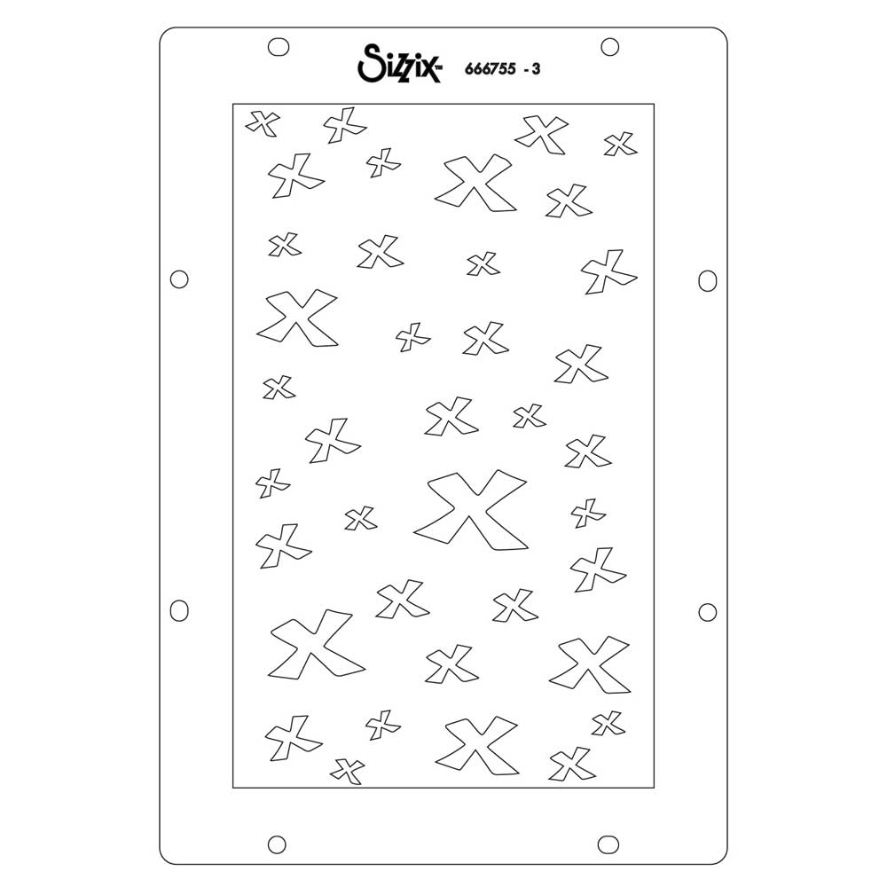 Sizzix Studio - Layered Stencil & Stamp Set - Feed Your Soul [666755] - Image 5