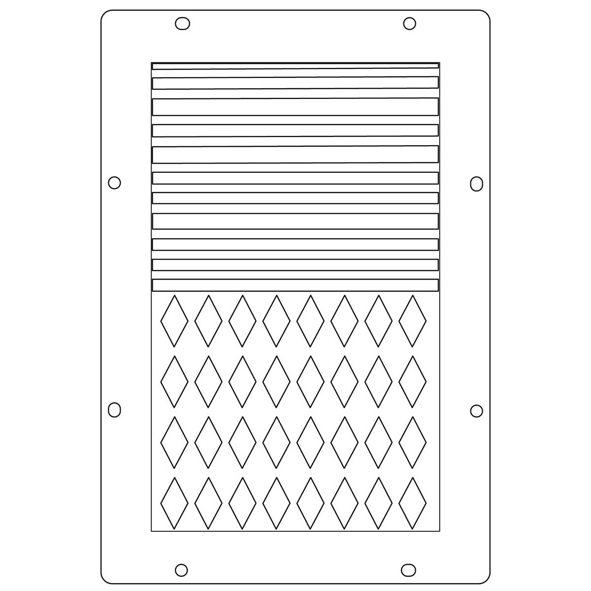 Sizzix Studio - Layered Stencil & Stamp Set - Mark Montano, My Favorite Things [666954] - Image 2