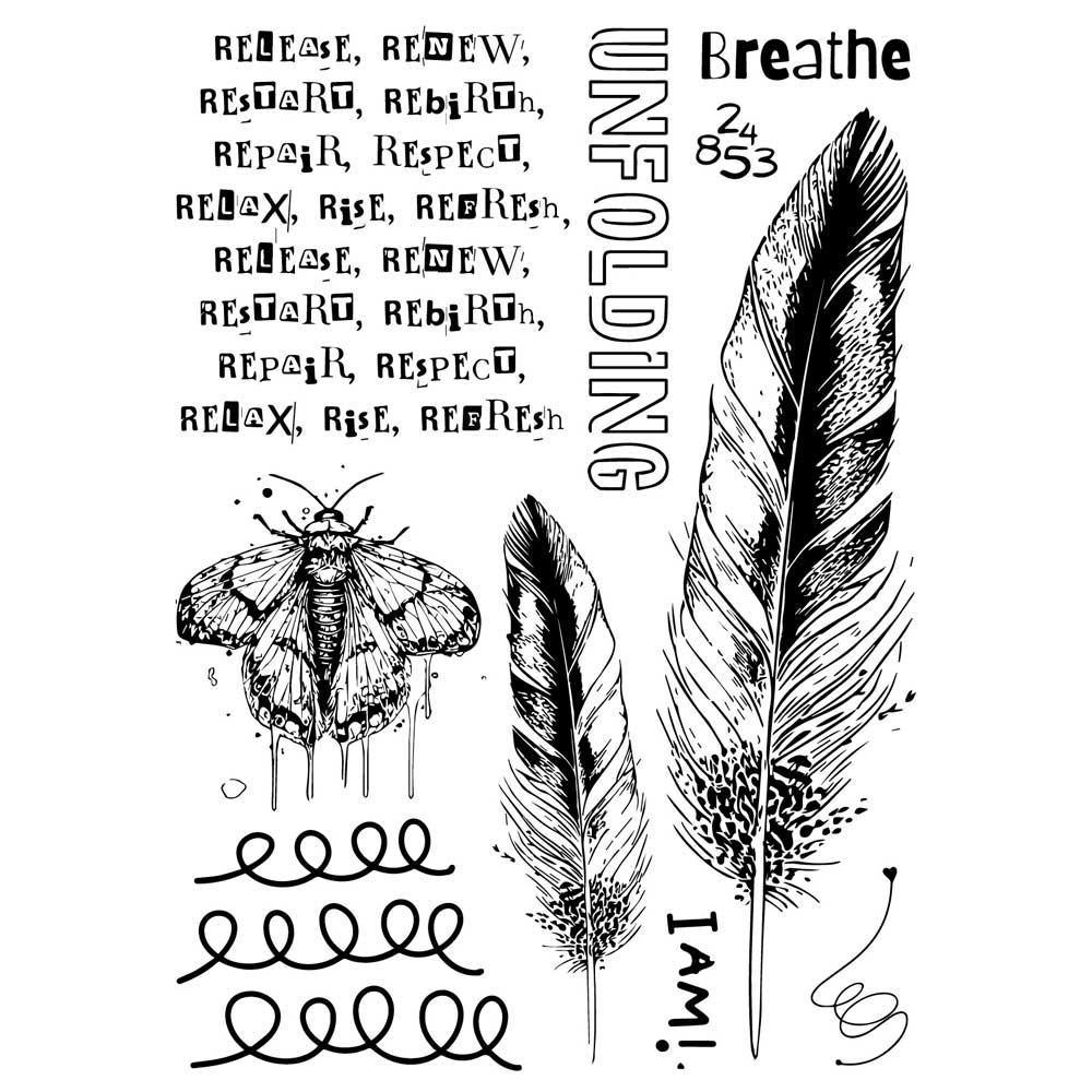 Sizzix Studio - Layered Stencil & Stamp Set - The Rs Have It [666853] - Image 2