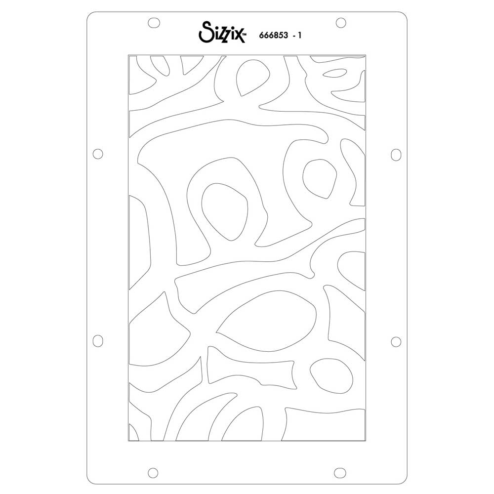 Sizzix Studio - Layered Stencil & Stamp Set - The Rs Have It [666853] - Image 3