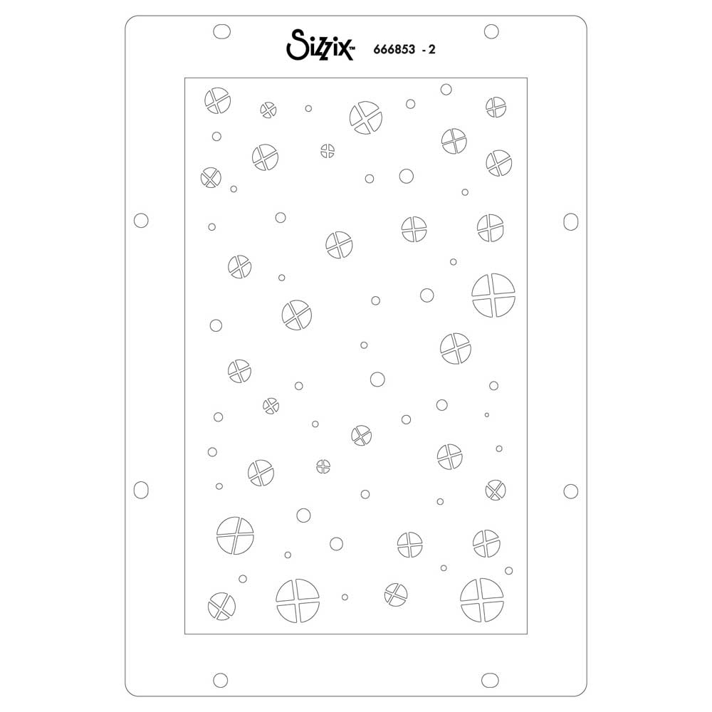 Sizzix Studio - Layered Stencil & Stamp Set - The Rs Have It [666853] - Image 4