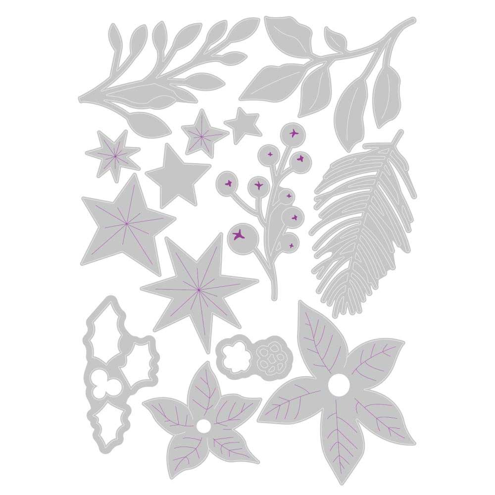 Sizzix Thinlits By Jess Slack - Festive Foliage [666445] - Image 2