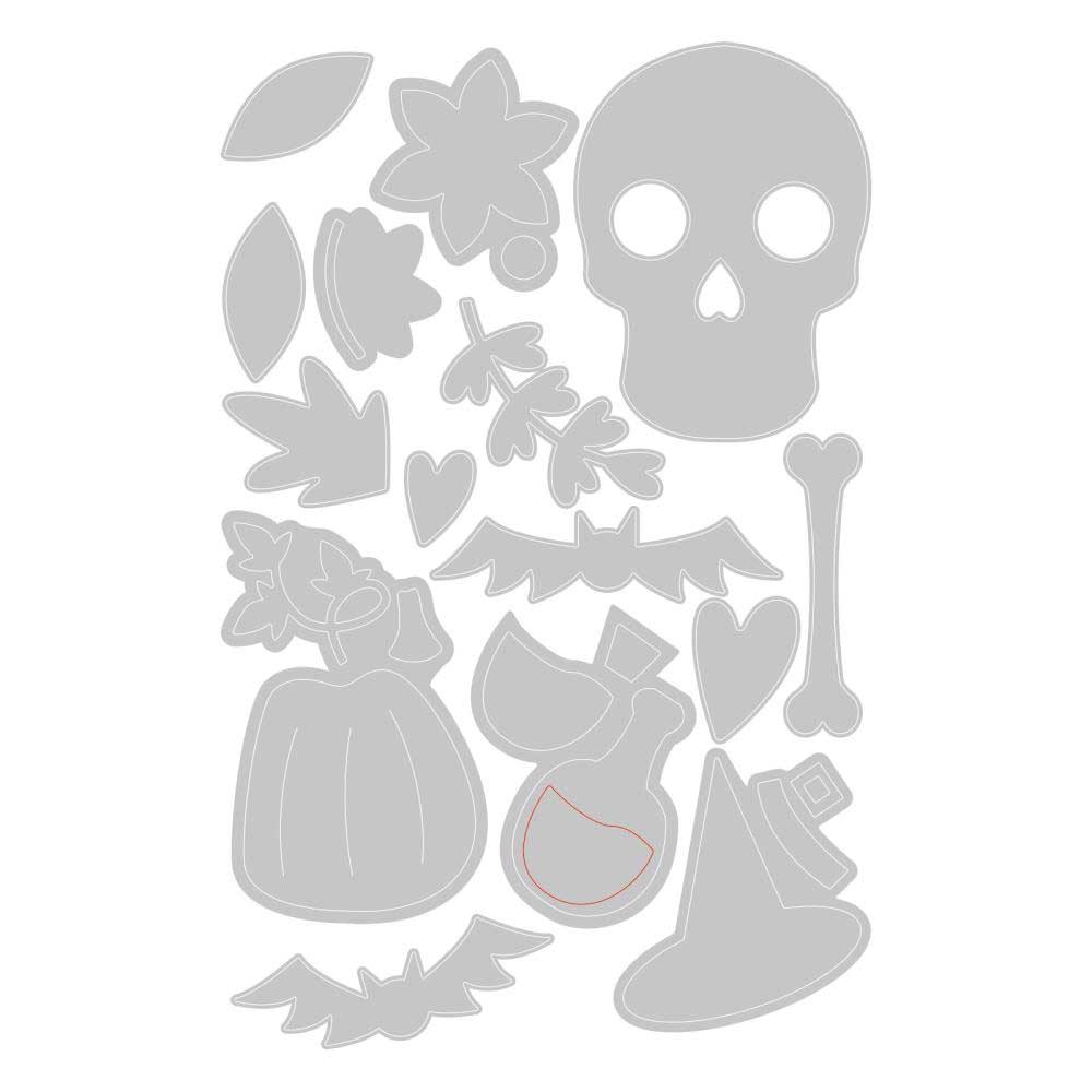 Sizzix Thinlits By Lisa Jones - Spooky Icons [666453] - Image 2